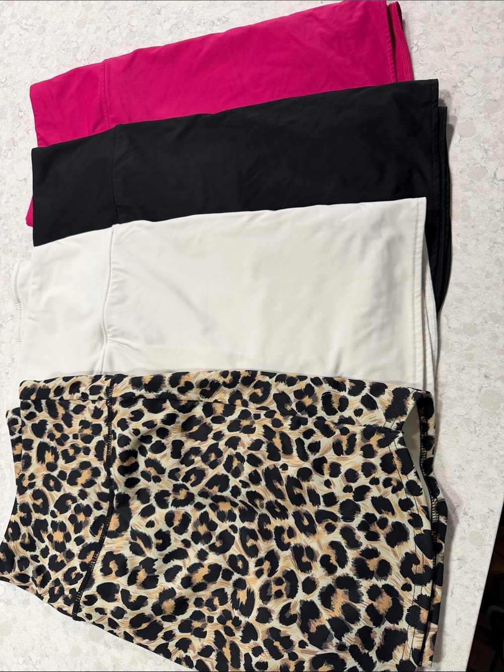 Mini Skirt Pack — Hot Pink, Black, White & Leopard Print